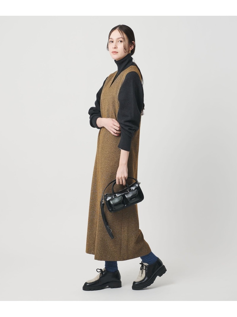 【SALE／50%OFF】ポリエステルツイードライク 前掛けスコート BEAUTY\u0026YOUTH UNITED ARROWS ユナイテッドアローズ 逃げ口 衣装・御召しもの 衣装 薄墨色 黒いこと【RBA_E】【貨物輸送無料】[ Fashion]