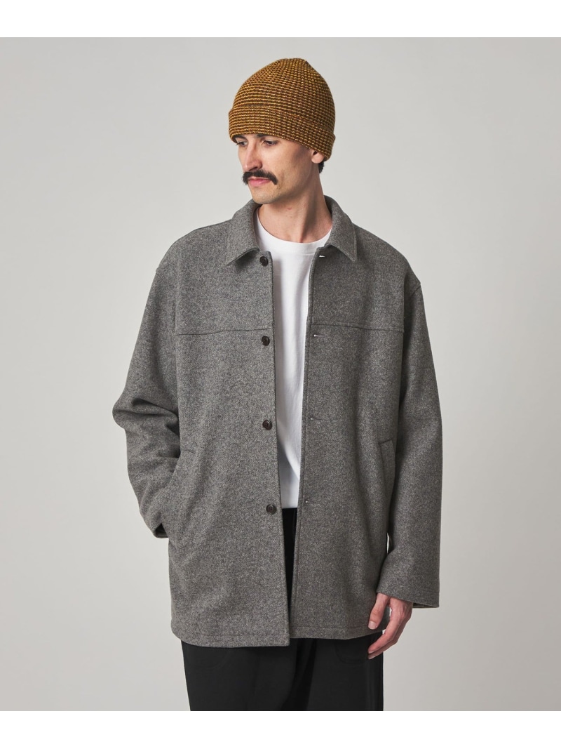 【SALE／40%OFF】＜Steven Alan＞ ニット メルトン カー コート Steven Alan ユナイテッドアローズ アウトレット ジャケット・アウター その他のジャケット・アウター ブラック グレー【RBA_E】【送料無料】[ Fashion]｜UNITED ARROWS LTD. OUTLET