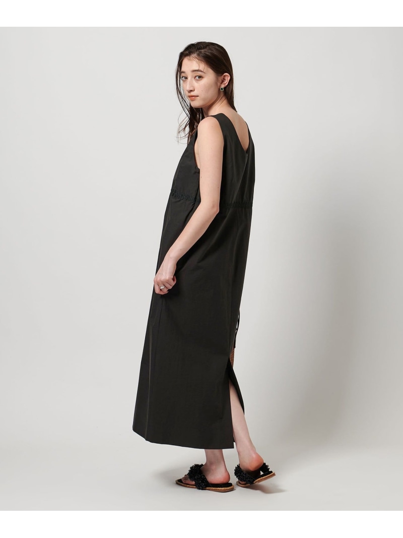 【SALE／50%OFF】トリム Uネック ワンピース UNITED ARROWS ユナイテッドアローズ アウトレット ワンピース・ドレス ワンピース ホワイト ブラック【RBA_E】【送料無料】[ Fashion]