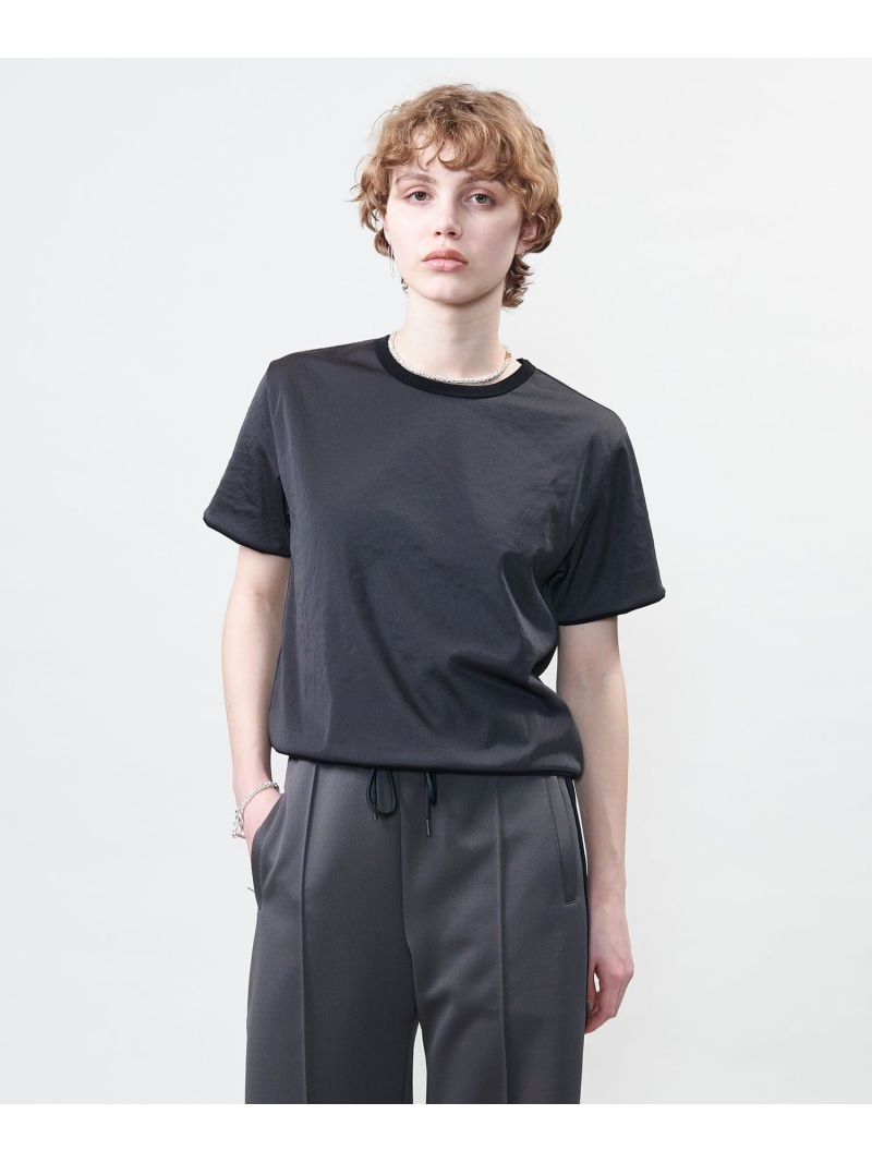 【SALE／50%OFF】＜ASTRAET＞テンジクxシフォン 花の冠yd ティーシャツ ASTRAET ユナイテッドアローズ 降車口 トップス カットソー・ティーシャツ 赤銅色 白いこと 黒いこと【RBA_E】【貨物輸送無料】[ Fashion]