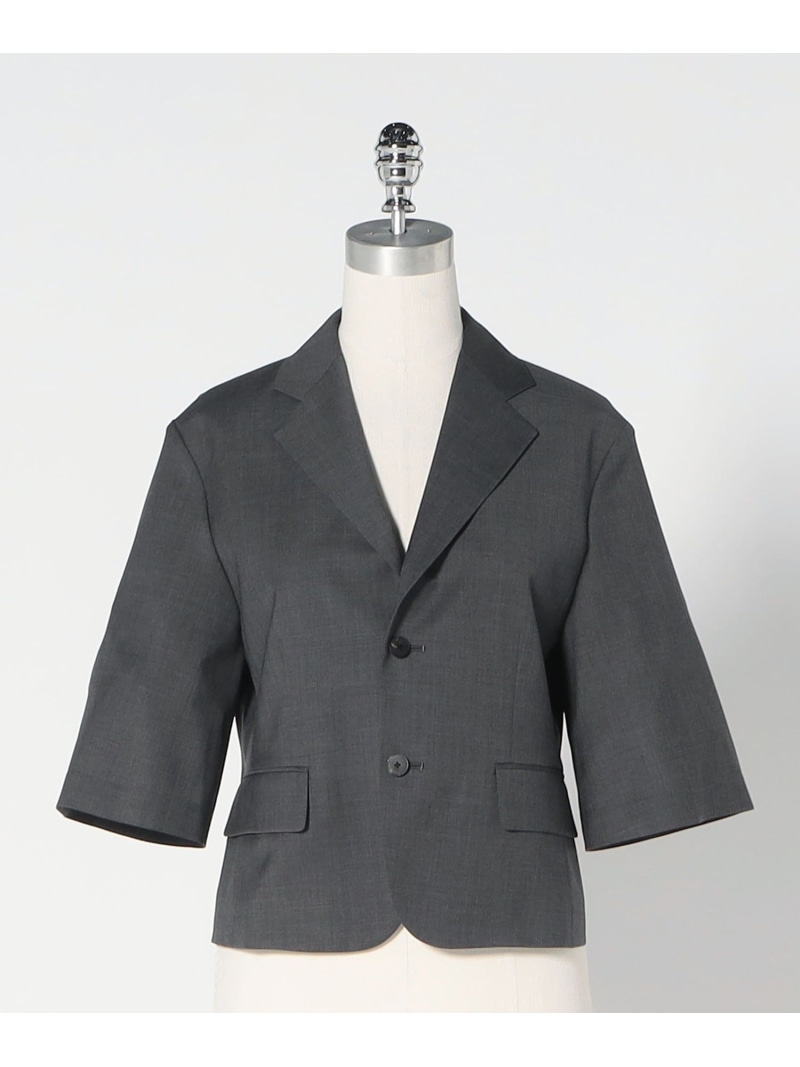 【SALE／70%OFF】＜LOEFF＞トロピカル毛糸 遊撃手捩り 上衣 LOEFF ユナイテッドアローズ 逃げ道 ジャケット・アウター テーラードジャケット・ブレザー 黒いこと 薄墨色【RBA_E】【貨物輸送無料】[ Fashion]
