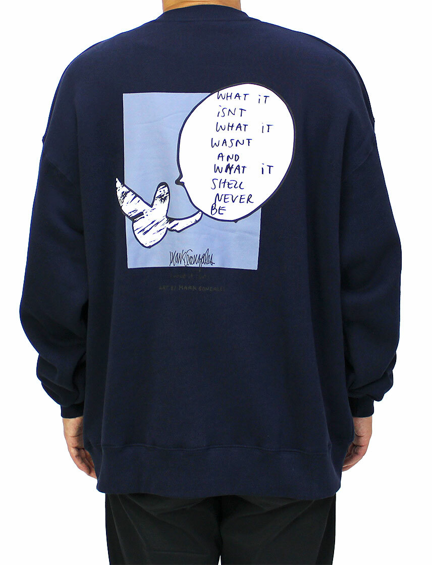 What It Isnt Art By Mark Gonzales マークゴンザレス Bigトレーナー メンズ レディース エンジェル Narayanitech Com