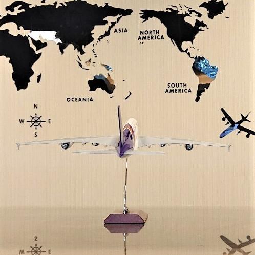 飛ぶ潮時 モデル 相撃ち380 トラベラー機 ファーニチャー 模型飛行機 1 400 インテリア 蒐集 ファン 粧飾 Acilemat Com