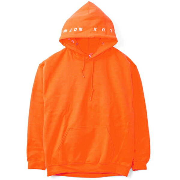 【FLATLUX】(フラットラックス) ATTITUDE HOODIE(NEON ORANGE)