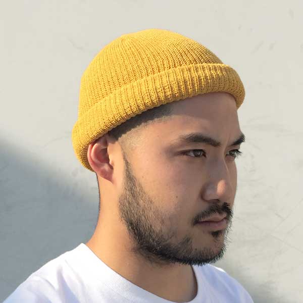 楽天市場 Advance アドバンス Cotton Linen Beanie Yellow Solid Summer Knit Beanie Cap くるくるビーニー ワッチキャップ 帽子 無地 夏 ニット帽 イエロー 黄色 Blackanny