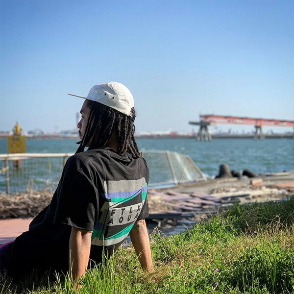 楽天市場 Flatlux フラットラックス Hill Surfer Tee Black 丘サーファー Ftlxaqua アクア 80 S サーフ ビッグサイズ 大きいサイズ Blackanny