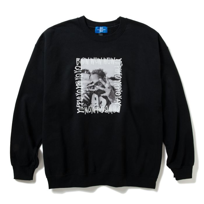 1993 DESIGNED WORLD HIPHOP】SNOOP 3 CREW SWEAT SNOOP DOGG スヌープ