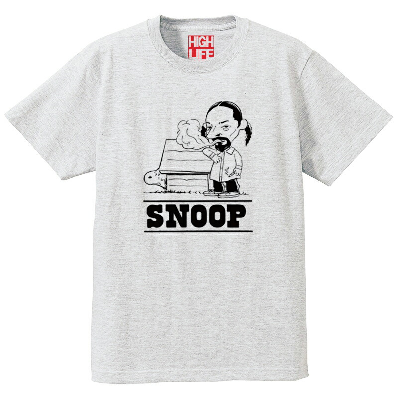 楽天市場 Highlife ハイライフ Snoop Tee Ash Grey スヌープドッグ Snoop Dogg Tシャツ ラップtシャツ B系 大きいサイズ ビッグサイズ Blackanny