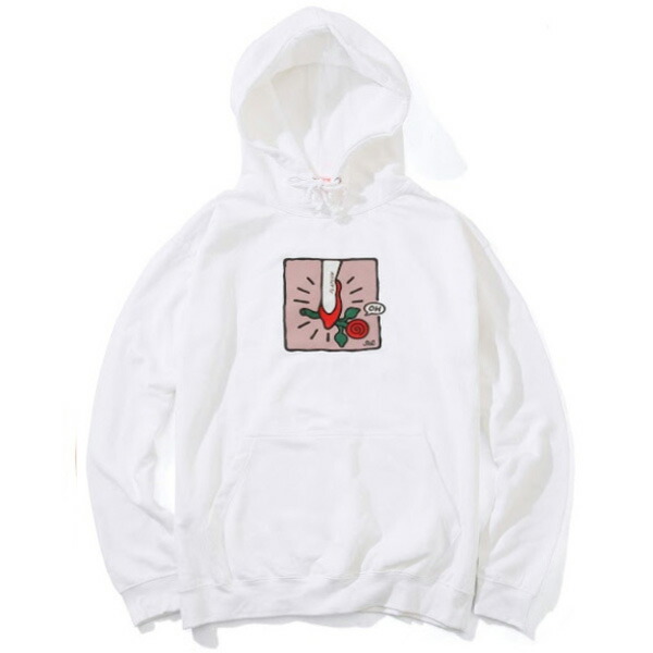 white obey hoodie