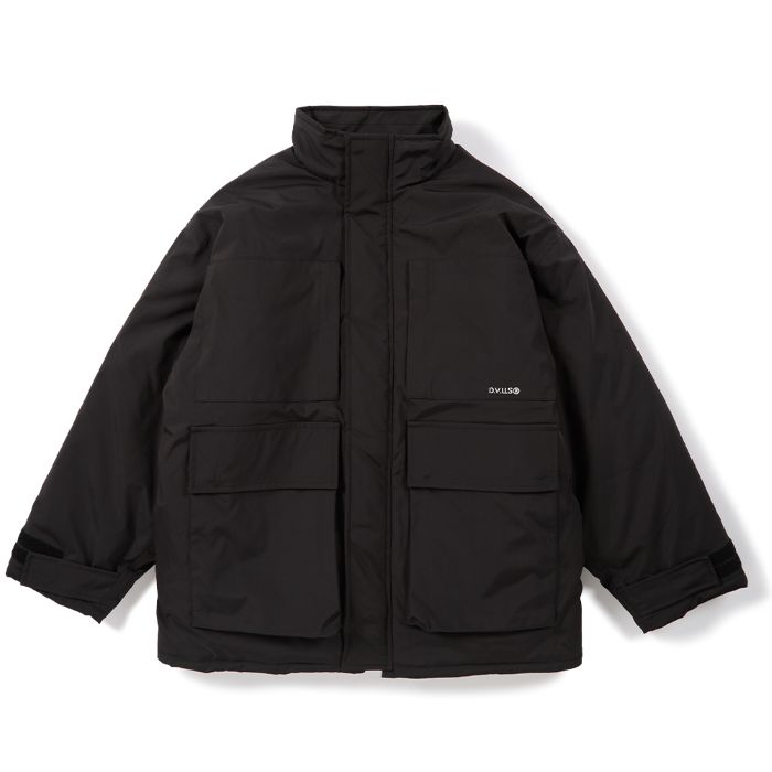 【Deviluse（デビルユース）】RANGER JACKET(BLACK) ミリタリージャケット　ヘビーアウター　ポケット　中綿　防寒