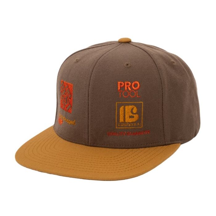 <br>【INTERBREED（インターブリード）】WIP SNAPBACK(NUTS)<br>スナップバック キャップ PRO HOME DEPOT ワーク 刺繍