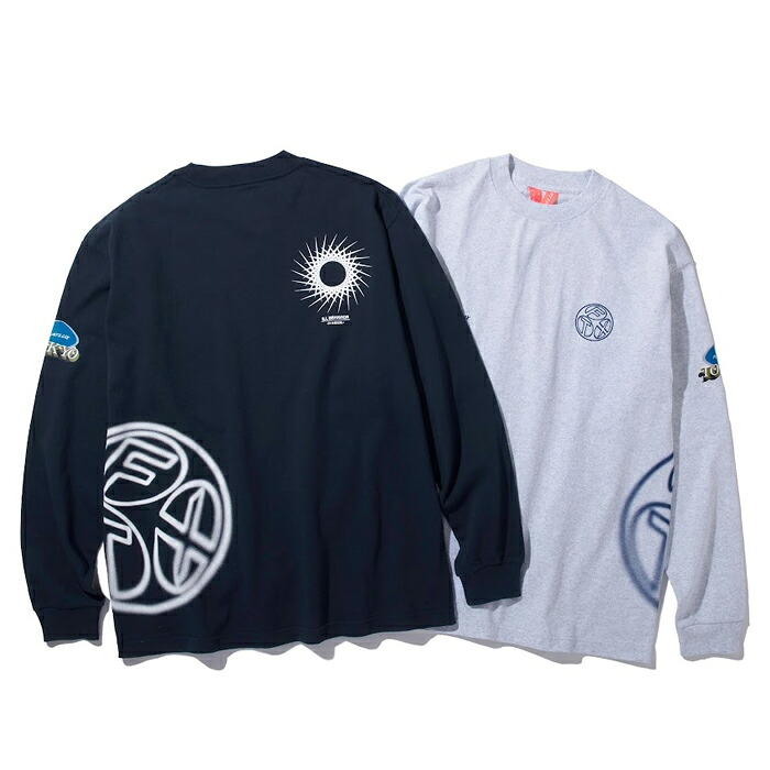 【FLATLUX(フラットラックス)】SCATTER L/S TEE ロンT　プリント　家紋　FLX　Tシャツ 6,826円