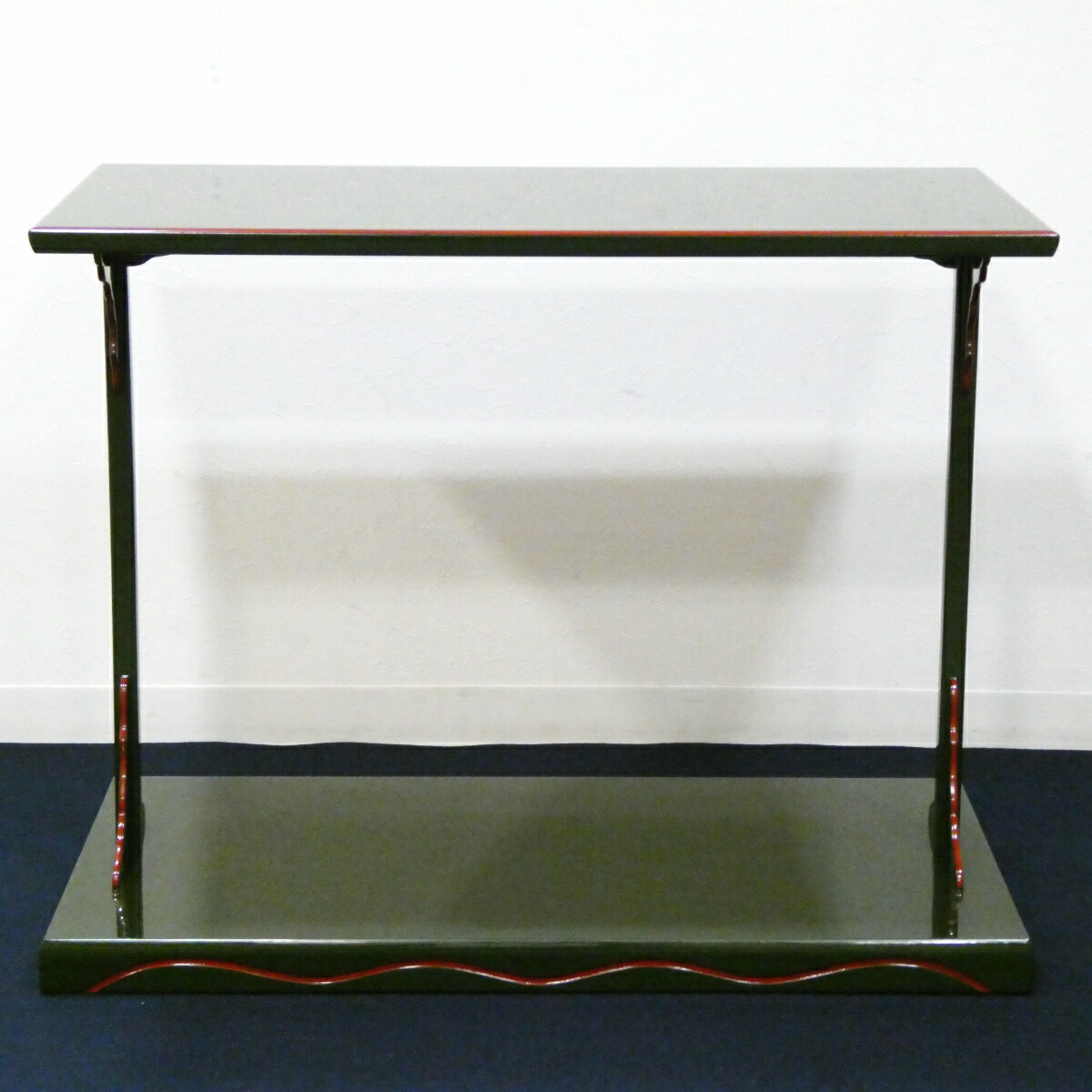 楽天市場】【二月◇特売品】輪島塗 信隆作 青漆爪紅 及台子 真塗