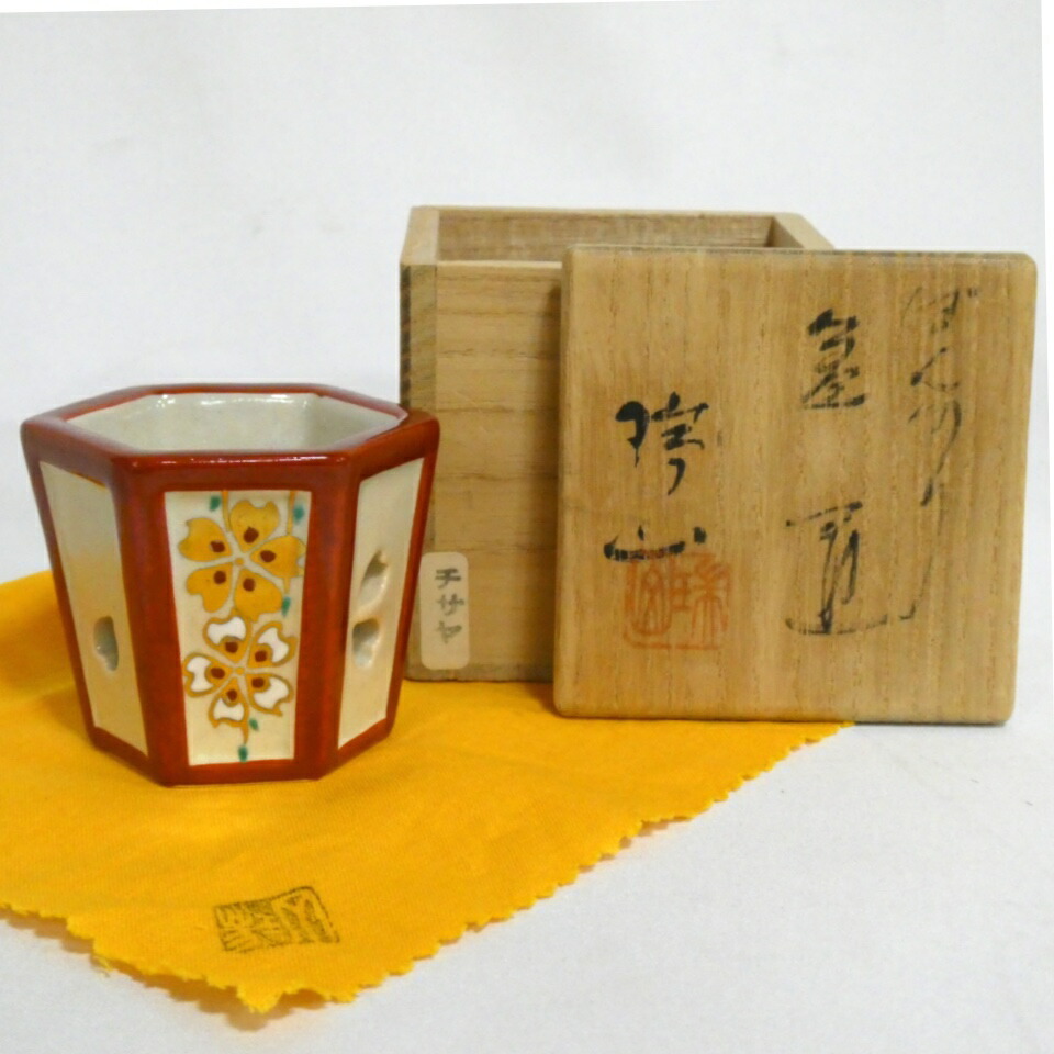 楽天市場】（十月◇特売品）千家十職 黒田正玄作 竹一双蓋置 鵬雲斎大