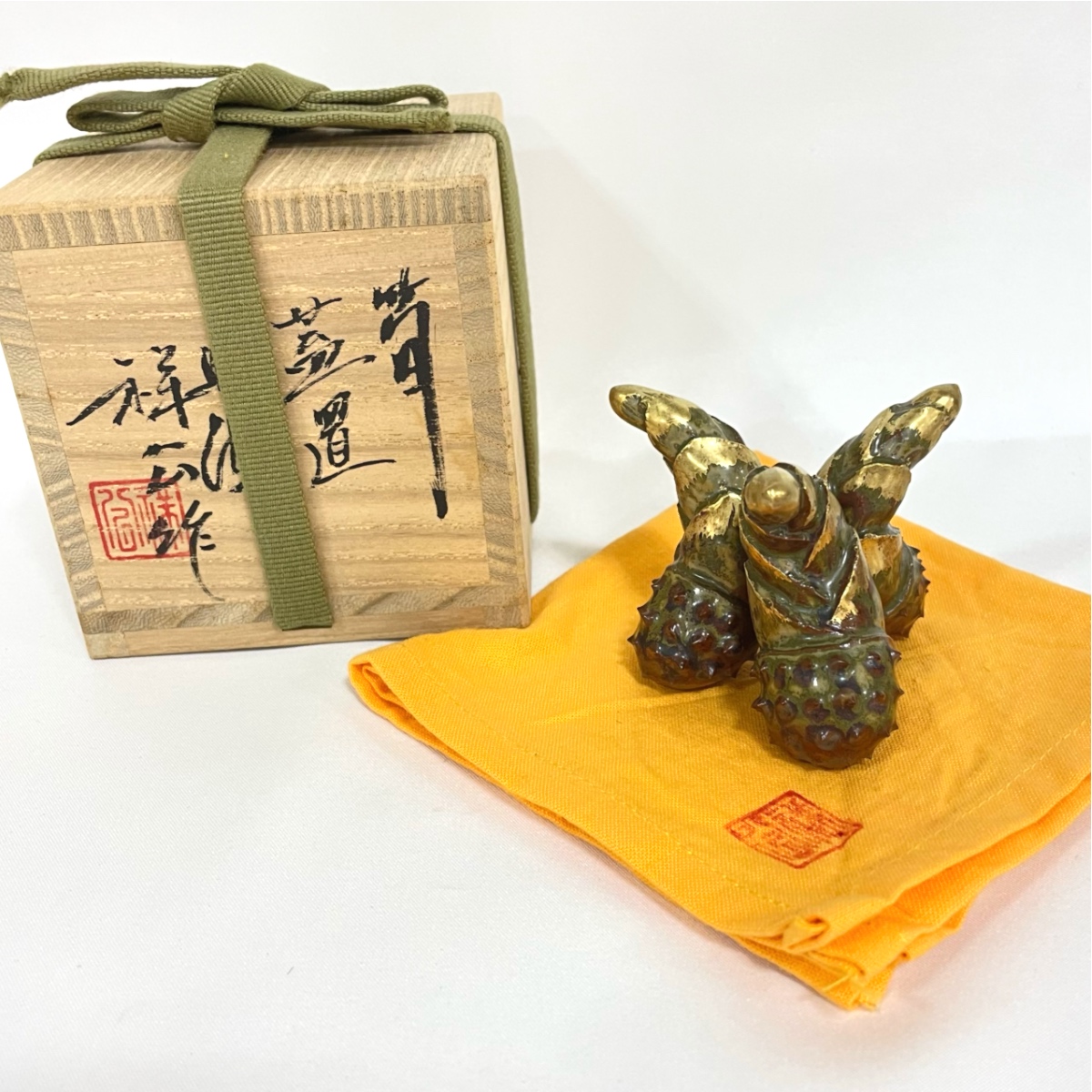 楽天市場】【七月☆特売品】丹波 杉原祥公作 兎 うさぎ 蓋置 USED