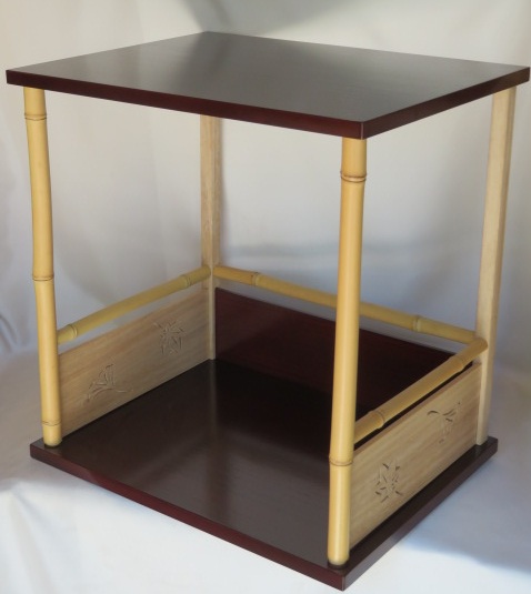 楽天市場】（新春◇特売品）平安表派 川瀬表完作 三和棚 鵬雲斎好写