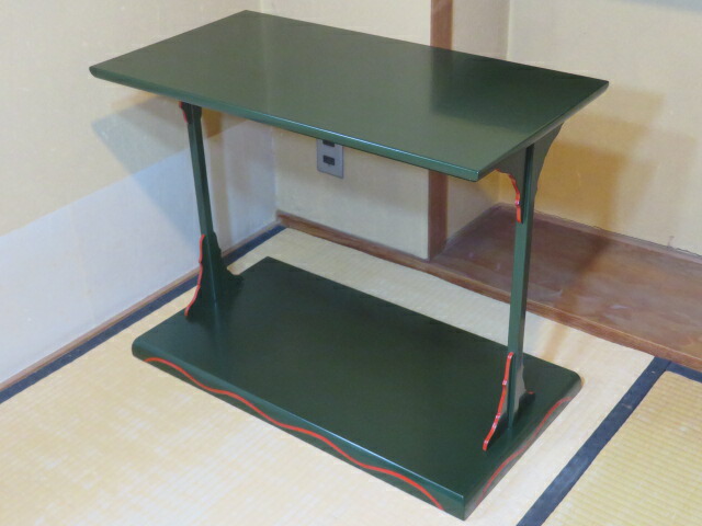 楽天市場】（九月☆特売品）平安 木村表恵作 黒一閑塗高麗卓【税込