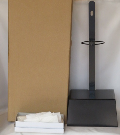 （八月◆特売品）夜咄茶事道具 木製真塗 短檠と 和蝋燭大四本 USED〔税込・送料込〕【中古・未使用】