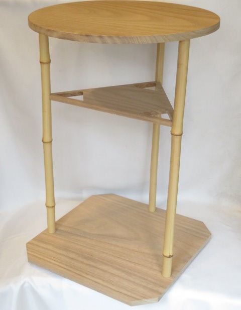 楽天市場】（十二月◇特売品）裏千家流 淡々斎好写 桐木地 蛤卓 組立式