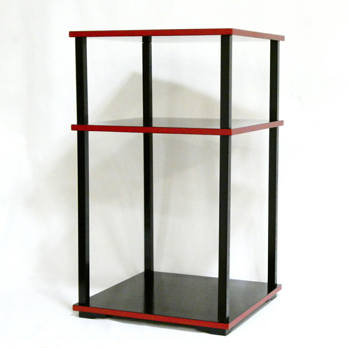 楽天市場】（九月☆特売品） 江戸指物師 渡辺可映作 仙翁棚 溜塗 大