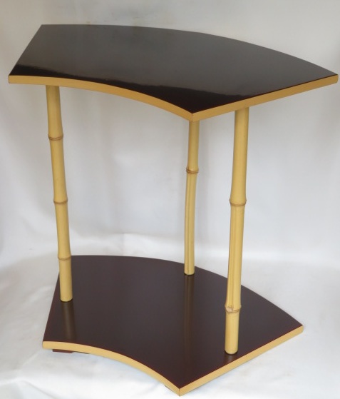 楽天市場】（八月☆特売品）鵬雲斎好写 固定式 寿扇棚USED 茶道具