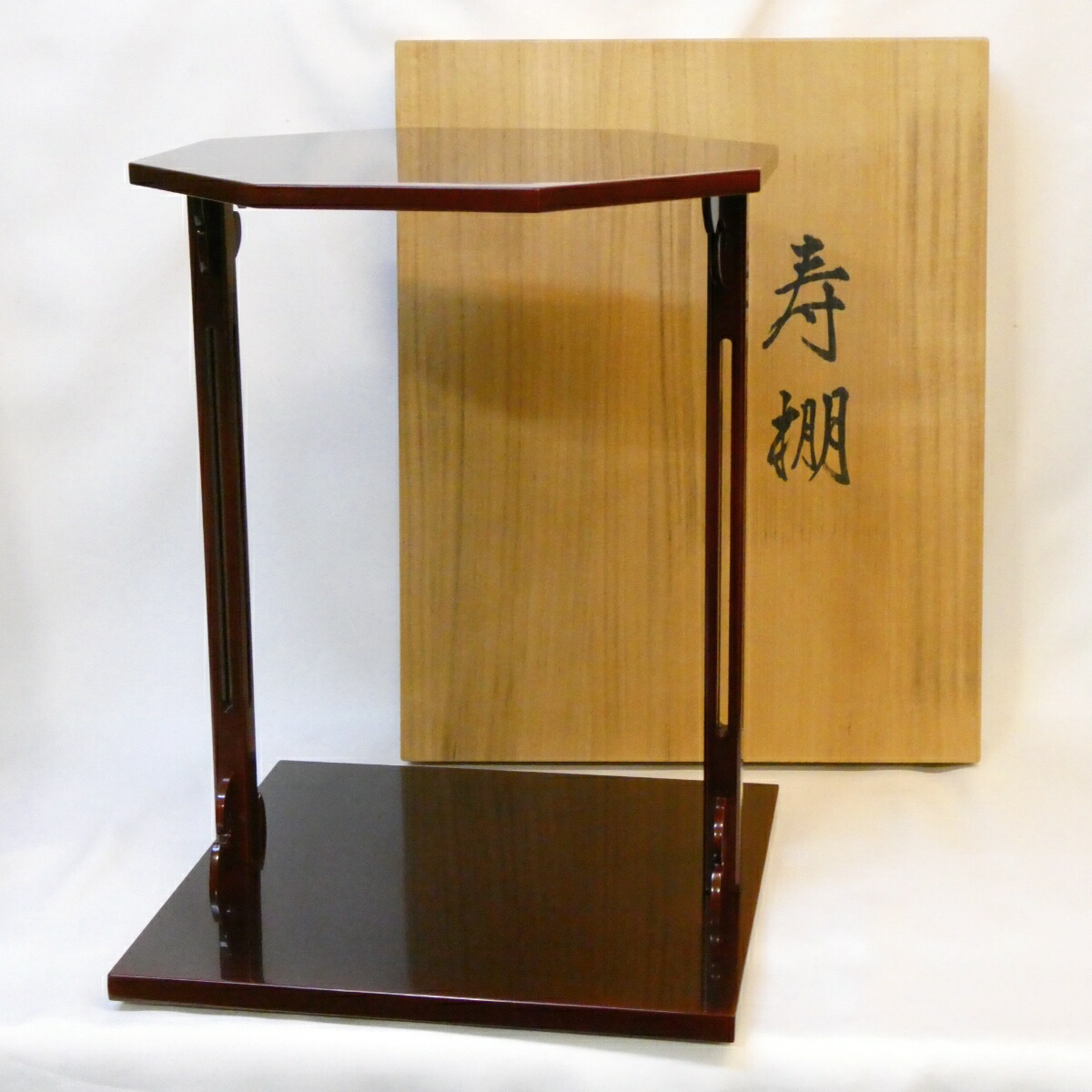 楽天市場】（八月☆特売品）鵬雲斎好写 固定式 寿扇棚USED 茶道具