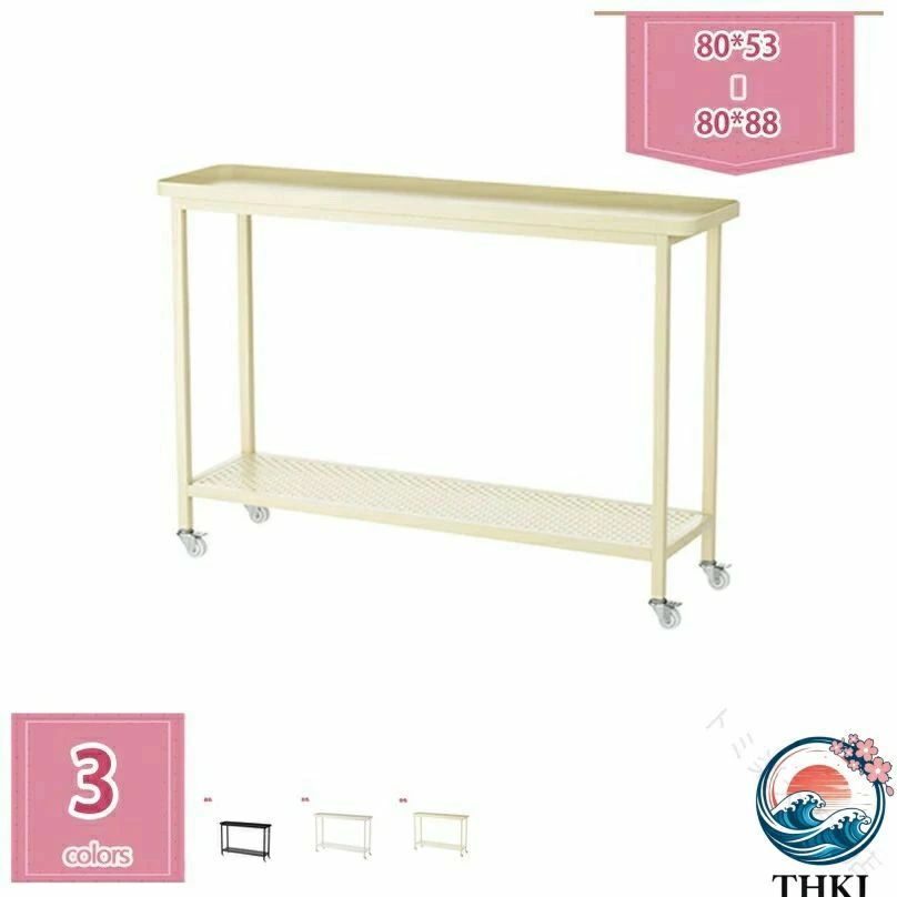 【全品2点で5%OFF】フラワースタンド 観葉植物 棚 室内 キャスター付き おしゃれ 可愛い 収納カート サイドワゴン プランターラック ソファサイド ガーデニ