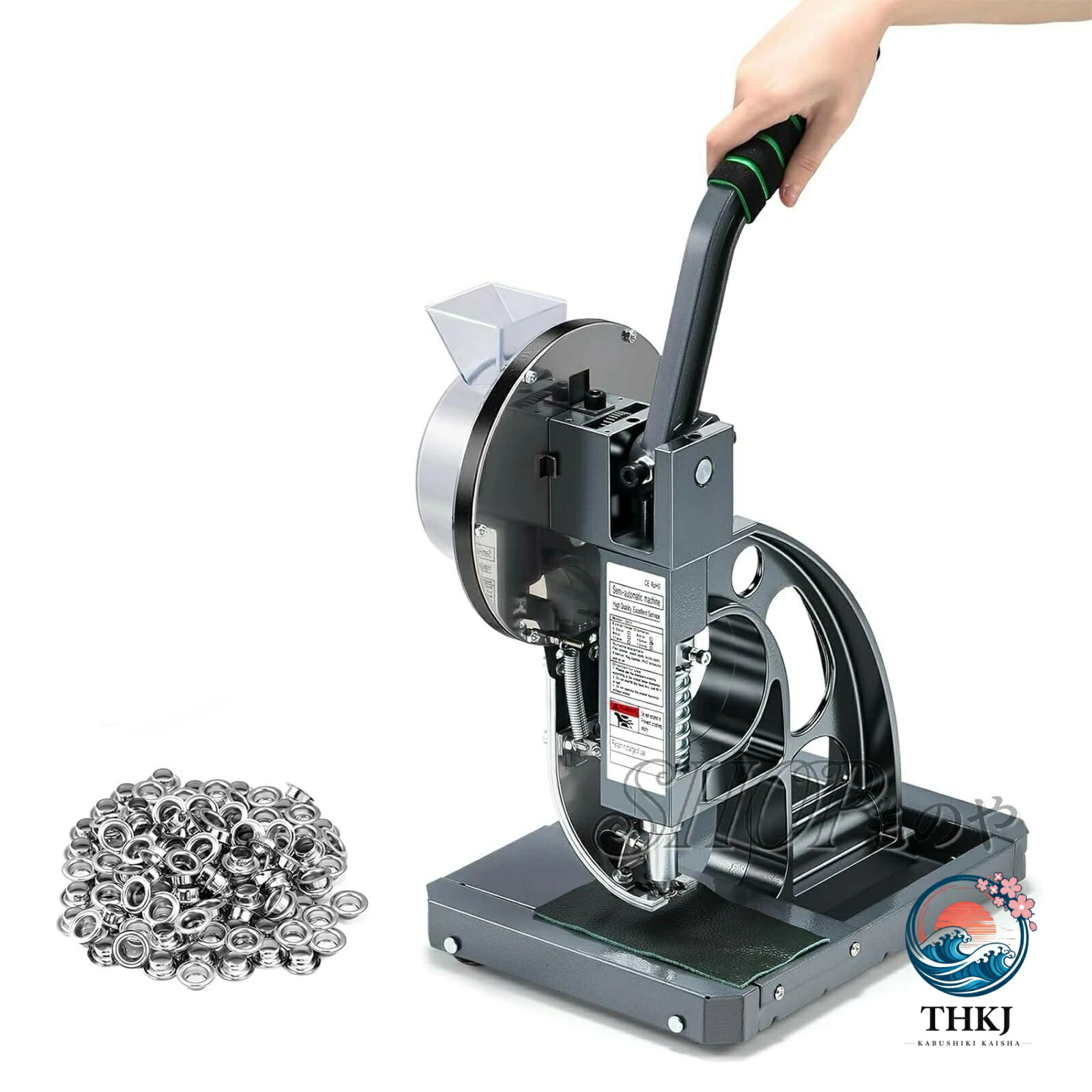 【全品2点で5%OFF】グロメットマシン 半自動小銃 アイレットプライヤー ハトメパンチ 旗幟 旗 キャンヴァス穴あけ打っ付け用 その他-花・ガーデン・DIY-DIY・工具