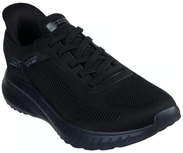 SKECHERS スケッチャーズ スリップインズ：ボブス スポート スクワッド カオス - ソリッド ステップ118312 BBK