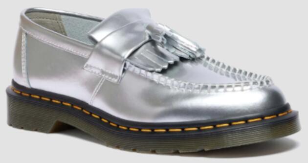 Dr.Martens Adrian Tassle Loafer【ADRIAN ブラックホワイト ローファー シューズ】
