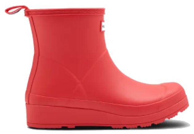 ハンターレディースオリジナル プレイ ショートブーツ Hunter ハンター オリジナル プレイ ショートブーツ ロゴレッド 長靴 ハンターレディースオリジナル プレイ ショートブーツロゴレッド 長靴 汚れをよく落とした後 保護つや出し剤を全 Hitsk9 Net