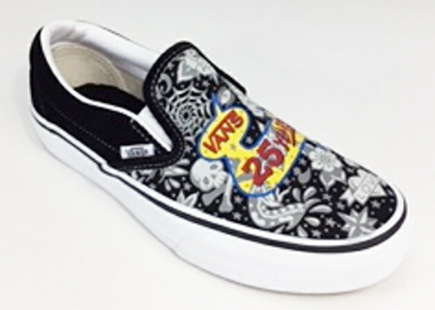 バンズ スニーカー ・ Warped Tour ワープ周遊旅行25周年スリップオン 一つまみ入荷