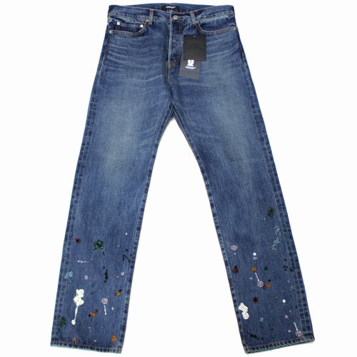 楽天市場】【中古】UNDERCOVER 2023AW ドリップビーズ刺繍デニムパンツ