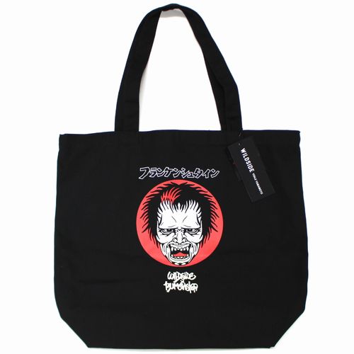 【中古】 WILDSIDEYOHJIYAMAMOTO × IZUMONSTER 24SS フランケンシュタイン対地底怪獣(バラゴン) トートバッグ画像