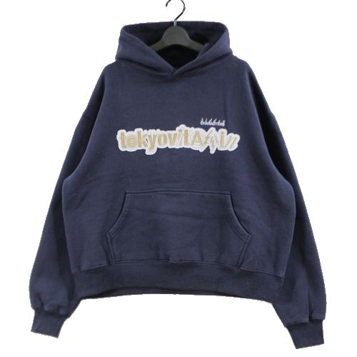【中古】 Hidden Characters × tokyovitamin パーカー L 米国海軍