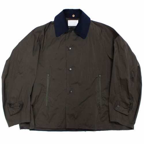 【中古】 Kolor カラー 25SS Outer ナイロンジャケット 2 ブラウン