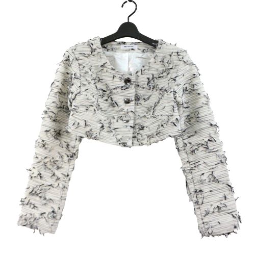 melttheleady グリッピングクロップドジャケット melttheleady グリッピングクロップドジャケット ツイードクロップド