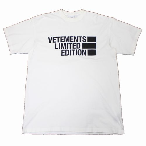 VETEMENTS 半袖 Tシャツ VETEMENTS」 半袖Tシャツ S ホワイト メンズ : ZOZOTOWN Yahoo