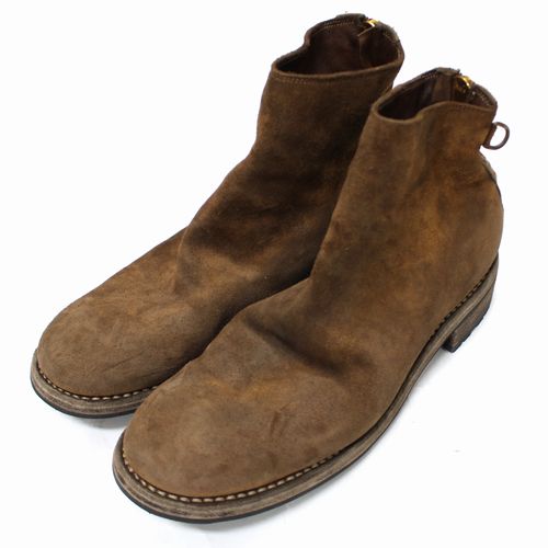 楽天市場】GUIDI グイディ BACK ZIP BOOT SOLE LEATER/バックジップ