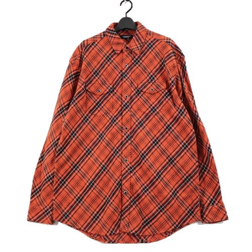 UNDERCOVERISM アンダーカバーイズム チェック ウエスタン半袖シャツ UNDERCOVERISM アンダーカバーイズム チェック ウエスタン半袖
