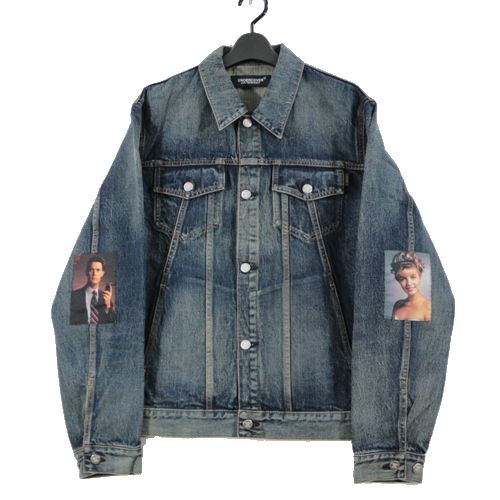 【中古】 UNDERCOVER アンダーカバー 24AW TWIN PEAKS ツインピークス 肘パッチ デニムジャケット 4 インディゴ｜unstitch 店