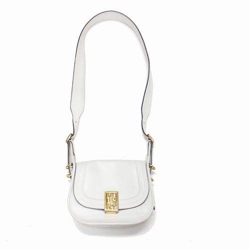 【中古】 Mulberry マルベリー SMALL SADIE SATCHELL GOAT BAG ショルダーバッグ オフホワイト