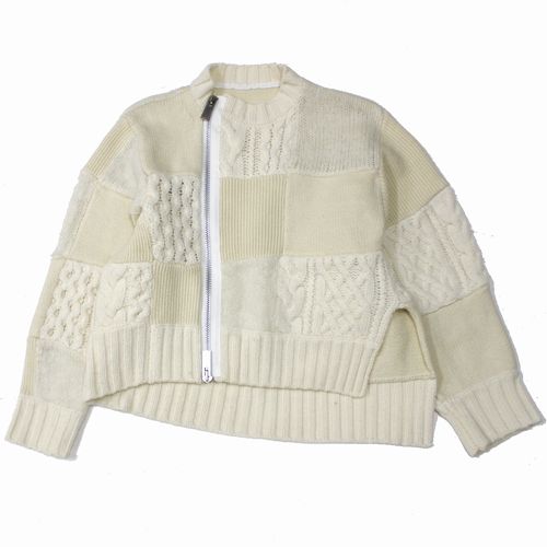 楽天市場】【中古】sacai×KAWS21AW｢Jacquard Knit Poncho