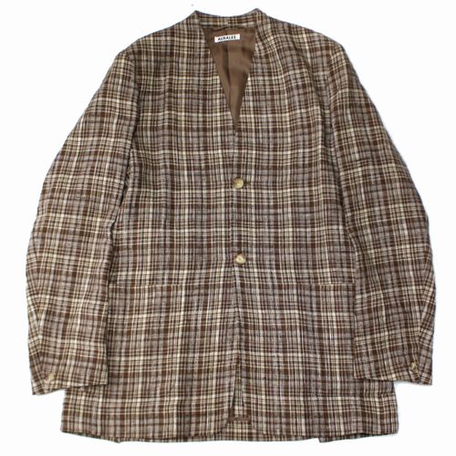楽天市場】AURALEEオーラリー LINEN SILK SUMMER TWEED JACKETリネン