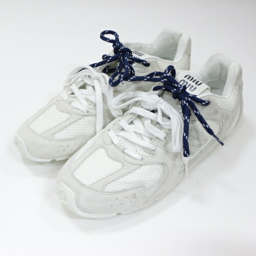 楽天市場】ミュウミュウ miu miu スニーカー ホワイト レディース