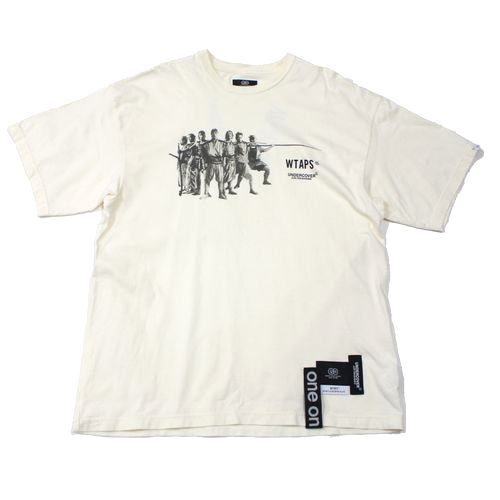 【中古】 UNDERCOVER &times; wtaps アンダーカバー ダブルタップス 25AW TEE SEVEN SAMRAI 七人の侍 Tシャツ 4 アイボリー｜unstitch 店