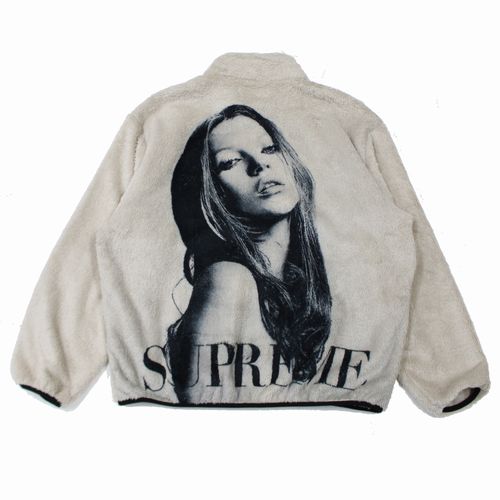 【中古】 Supreme シュプリーム 24AW Kate Moss Fleece Jacket ケイトモスフリースジャケット L ベージュ