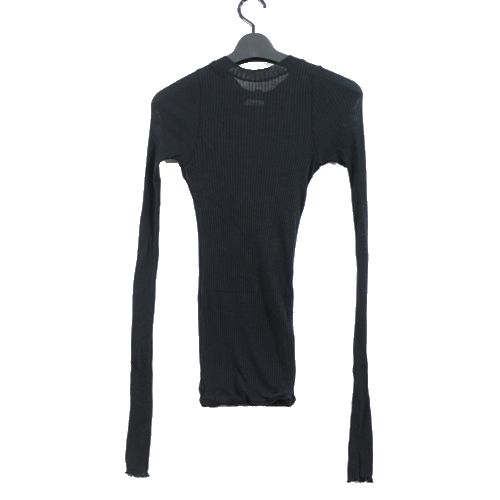 【中古】 sacai サカイ 2023 インナーキャミ 肋筋 カットソー 1 黒いこと