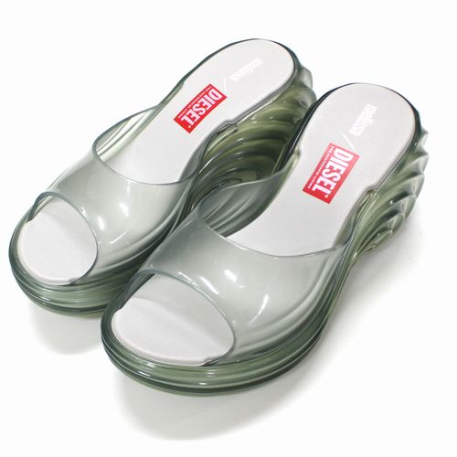 【中古】 MELISSA × DIESEL メリッサ ディーゼル 25AW QUANTUM PLATFORM プラットフォーム サンダル 37 クリア 16,931円