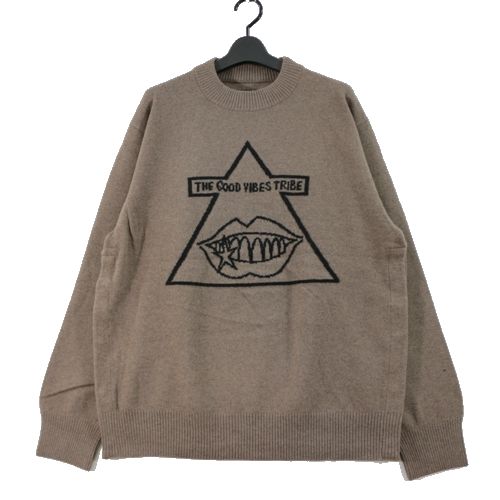 楽天市場】【中古】sacai×KAWS21AW｢Jacquard Knit Poncho｣ジャガード
